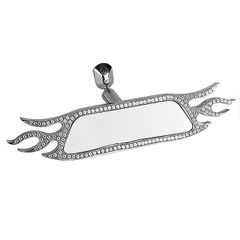 Εσωτερικός Καθρέπτης Devil (Χρωμίου/Strass)