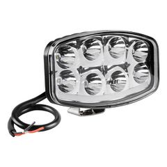 ΠΡΟΒΟΛΕΑΣ PLUTON NIX 10>30V 18CREE LED 64W 6500lm ΚΑΡΦΙ ΜΕ NEON ΘΕΣΕΩΣ 245x170x89mm 1ΤΕΜ.