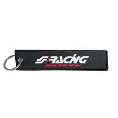 Simoni Racing ΜΠΡΕΛΟΚ ΚΛΕΙΔΙΩΝ REMOVE BEFORE DRIVE ΜΑΥΡΟ ΥΦΑΣΜΑ SRSRK9