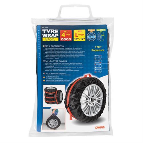 ΤΣΑΝΤΕΣ ΜΕΤΑΦΟΡΑΣ 4 ΕΛΑΣΤΙΚΩΝ TYRE WRAP BASIC (L) 13''-19''