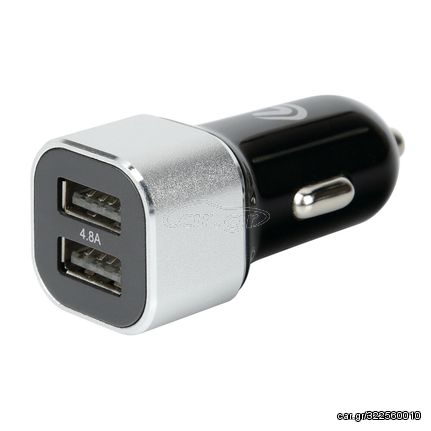 ΑΝΤΑΠΤΟΡΑΣ ΑΝΑΠΤΗΡΑ 12/24V ΜΕ 2 USB 4800mA FAST CHARGER