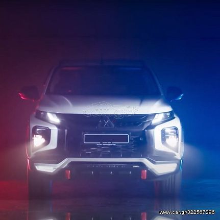 Mitsubishi L200 (Triton) 2019+ Πρόσθετο Μπροστινού Προφυλακτήρα Με DRL