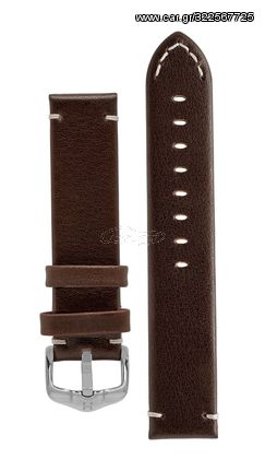 Λουράκι Hirsch Ranger ρετρό καφέ δέρμα 24mm 0540-2010-024