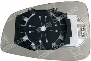 ΚΡΥΣΤΑΛΛΟ ΚΑΘΡΕΠΤΗ RENAULT MEGANE '08-'15/ LAGUNA '07-'15/ LAGUNA COUPE '07-'15/ FLUENCE '10-'12 (ΘΕΡΜΑΙΝΟΜΕΝΟ, ΜΕ ΒΑΣΗ, ΧΡΩΜΙΟ) ΔΕΞΙ