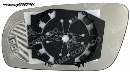 ΚΡΥΣΤΑΛΛΟ ΚΑΘΡΕΠΤΗ SKODA OCTAVIA 1U '97-'05/ SUPERB '01-'06/ VW SHARAN '99-'03/ SEAT ALHAMBRA '00-'04/ LEON '99-'02 (ΘΕΡΜΑΙΝΟΜΕΝΟ, ΜΕ ΒΑΣΗ, ΧΡΩΜΙΟ) ΔΕΞΙ