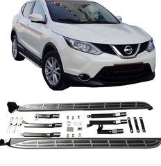 Πλαινά Σκαλοπάτια Για Nissan Qashqai J11 2014+ Oem Look 2 Τεμάχια