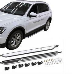 Πλαινά Σκαλοπάτια Για VW Tiguan mk2 2016+ Oem Look 2 Τεμάχια