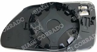 ΚΡΥΣΤΑΛΛΟ ΚΑΘΡΕΠΤΗ SKODA OCTAVIA 1Ζ '05-'09/ VW POLO '04-'09 (ΘΕΡΜΑΙΝΟΜΕΝΟ, ΜΕ ΒΑΣΗ, ΧΡΩΜΙΟ) ΔΕΞΙ