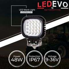 ΠΡΟΒΟΛΕΑΣ LED ΑΥΤΟΚΙΝΗΤΟΥ 48WATT 9-36VOLT LD21WL121