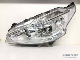 ΦΑΝΟΣ ΕΜΠΡΟΣ ΗΛΕΚΤ. (H7/H7) ΜΕ ΦΩΣ ΗΜΕΡΑΣ LED (E) (TYC) ΑΡ για PEUGEOT 208 '12-'15