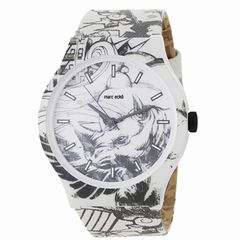Marc Ecko Artifaks Midsize Sketch-Scape Watch, Men's Watch, Multicolour Plastic Strap E06517Μ1