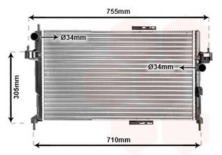 Ψυγείο OPEL COMBO BOX TOUR CORSA C 00-09 - 37002305