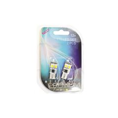 Λαμπάκι W5W 4xSMD 5050 CANBUS 12V Λευκή 2τεμ