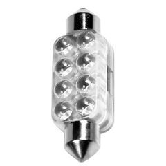 ΛΑΜΠΑΚΙ ΠΛΑΦΟΝΙΕΡΑΣ 8 LED 13x44mm SV8,5x-8 πράσινο