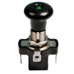Lampa ΔΙΑΚΟΠΤΗΣ PUSH-PULL 12,2mm 12V 10A ΠΡΑΣΙΝΟ L4557.1
