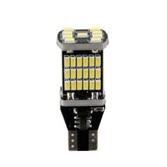 T15 / W16W 12>18V W2,1X9,5D 6.500K 360LM 45SMD LED ΛΕΥΚΟ (ΚΑΡΦΩΤΟ-ΔΙΠΛΗΣ ΠΟΛΙΚΟΤΗΤΑΣ) 2ΤΕΜ.