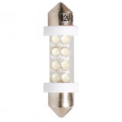 ΛΑΜΠΑΚΙΑ ΠΛΑΦΟΝΙΕΡΑΣ C5W/C10W 12V 0,47W SV8,5 36mm LED 8xLED 3mm ΛΕΥΚΟ BLISTER 2ΤΕΜ. M-TECH
