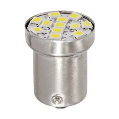 R5W BA15s 24/28V 120LM 12SMD LED x 1 CHIPS HYPER LED ΛΕΥΚΑ 20TEM.