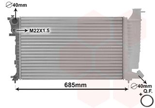 Ψυγείο CITROEN XSARAA N1 ZX 91-00PEUGEOT 306 93-02 - 40002137