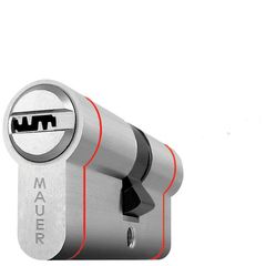 Mauer Elite 2 Red Line Κύλινδρος Ασφαλείας Break Secure-92mm(31x61) Nickel