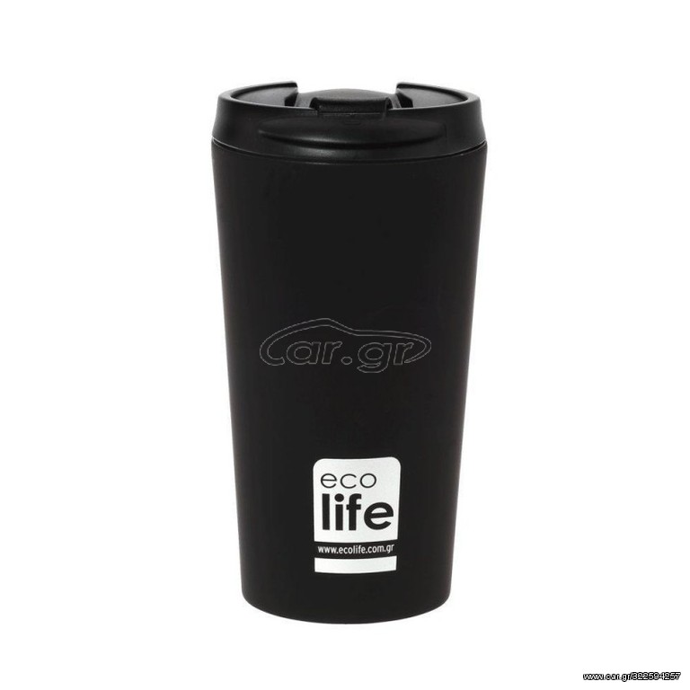 Ecolife Ποτήρι Μαύρο Ματ 370ml