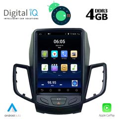 TESLA STYLE  OEM FORD FIESTA mod. 2008-2018 ANDROID 11 R | Ultra Fast Loading 2sec  4GB 8CORE 2 ΧΡΟΝΙΑ ΕΓΓΥΗΣΗ !!!!