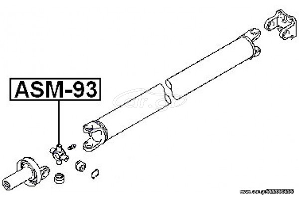 MITSUBISHI ΣΤΑΥΡΟΣ ΚΕΝΤΡΙΚΟΥ L200,PAJERO MR232151