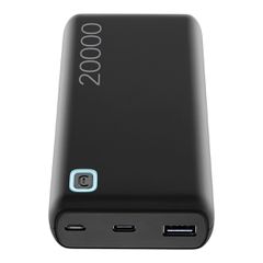 Cellular Line Essence Power Bank 20000mAh 12W Με Θύρα USB-A Μαύρο