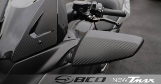 ΚΑΛΥΜΜΑΤΑ ΚΑΘΡΕΠΤΩΝ BCD DESIGN BLACK MATT YAMAHA T-MAX 560 2022-2026