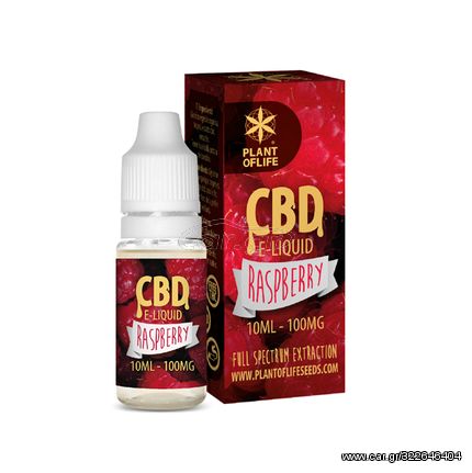 Plant of Life CBD 1% E-Liquid Raspberry (100mg) - 10 ml