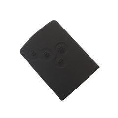 Προστατευτική Θήκη Σιλικόνης Κάρτα Renault με 4 κουμπιά - Μαύρη