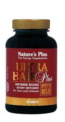 Nature s Plus Ultra Hair Plus Δυναμωτική Φόρμουλα για τα Μαλλιά 60ταμπλέτες