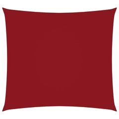 Πανί Σκίασης Τετράγωνο Κόκκινο 3,6 x 3,6 μ. από Ύφασμα Oxford