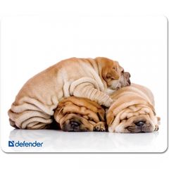 DEFENDER MOUSEPAD SILK 230X190X1.6mm (PUPPIES) - 50706-04