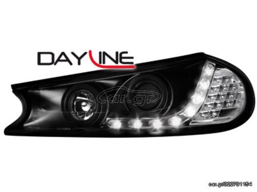 Φανάρια DECTANE Dayline Ford Mondeo 96-00 (Μαύρο)