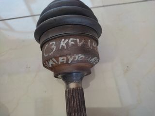 ΗΜΙΑΞΟΝΙΟ ΑΡΙΣΤΕΡΟ (L) ΑΥΤΟΜΑΤΟ CITROEN C3 (KFV) 1.4 8V 2002' - 2010' (INT1)-thumb-4