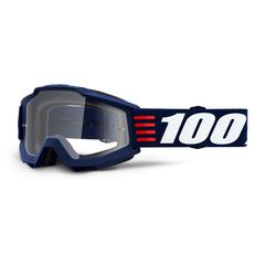 ΜΑΣΚΑ ΜΗΧΑΝΗΣ ENDURO MOTOCROSS 100% ACCURI ART DECO CLEAR LENS