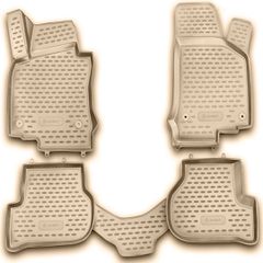 Novline ΜΑΡΚΕ ΠΑΤΑΚΙΑ ΣΕ ΣΚΑΦΗ TPE ΛΑΣΤΙΧΟ ΓΙΑ VW GOLF 6 04/2009-2012 ΣΕ ΜΠΕΖ ΧΡΩΜΑ NOVLINE - 4 ΤΕΜ. NLC.51.26.212KH/NV