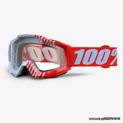 ΜΑΣΚΑ ΜΗΧΑΝΗΣ ENDURO MOTOCROSS 100% ACCURI CUPCOY CLEAR LENS