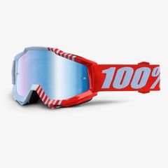 ΜΑΣΚΑ ΜΗΧΑΝΗΣ ENDURO MOTOCROSS 100% ACCURI CUPCOY MIRROR BLUE LENS