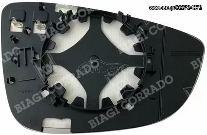ΚΡΥΣΤΑΛΛΟ ΚΑΘΡΕΠΤΗ VW PASSAT '10-'13/ JETTA '11-/ SCIROCCO '08-/ EOS '11-/ BEETLE '11 (ΑΣΦΑΙΡΙΚΟ, ΘΕΡΜΑΙΝΟΜΕΝΟ, ΜΕ ΒΑΣΗ, ΧΡΩΜΙΟ) ΑΡΙΣΤΕΡΟ