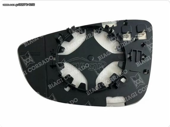 ΚΡΥΣΤΑΛΛΟ ΚΑΘΡΕΠΤΗ VW PASSAT '10-'13/ JETTA '11-/ SCIROCCO '08-/ EOS '11-/ BEETLE '11 (ΑΣΦΑΙΡΙΚΟ, ΘΕΡΜΑΙΝΟΜΕΝΟ, ΜΕ ΒΑΣΗ, ΧΡΩΜΙΟ) ΔΕΞΙ