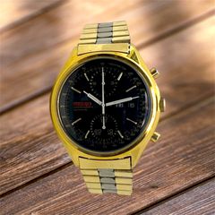 SEIKO panda vintage 1975 chronograph automatic-thumb-43