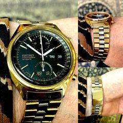 SEIKO panda vintage 1975 chronograph automatic-thumb-10