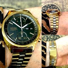 SEIKO panda vintage 1975 chronograph automatic-thumb-19