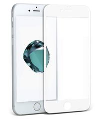 Σκληρυμένο Γυαλί (Tempered Glass) Προστασίας Οθόνης Πλήρης Κάλυψης για iPhone 6 Plus / 6s Plus 9Η (Ιαπωνικό Γυαλί Asashi) - Λευκό