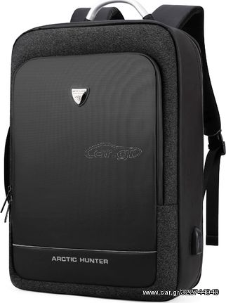 Arctic Hunter B00227 Μαύρη Αδιάβροχη Τσάντα Πλάτης για Laptop 17"