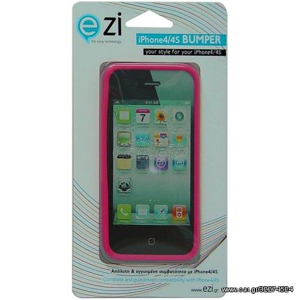 Ezi Θήκη Bumper για iPhone 4s 4 - Ροζ (EZI-IP4S-BMB_P)