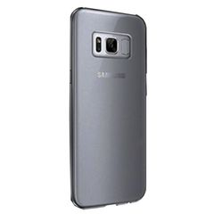 Θήκη Σιλικόνης TPU Ημιδιάφανη Γυαλιστερή για Samsung Galaxy S8 Plus - Γκρι