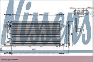 ΨΥΓΕΙΟ A/C SCANIA CONDESER NISSENS 94503-thumb-2